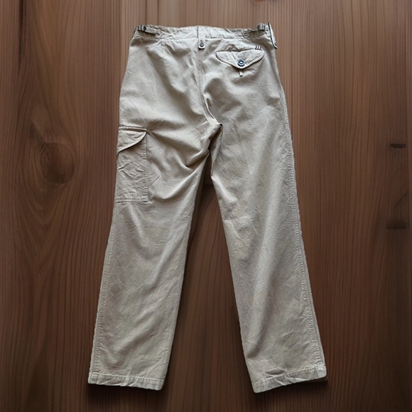 BURBERRY LONDON Men's 34R Tan Heavyweight Utility Cargo Pants - Picture 4 of 11